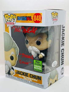 Jackie Chun 848 Dragon Ball 2021 Spring convention Exclusive Funko Pop signed by Mike McFarland