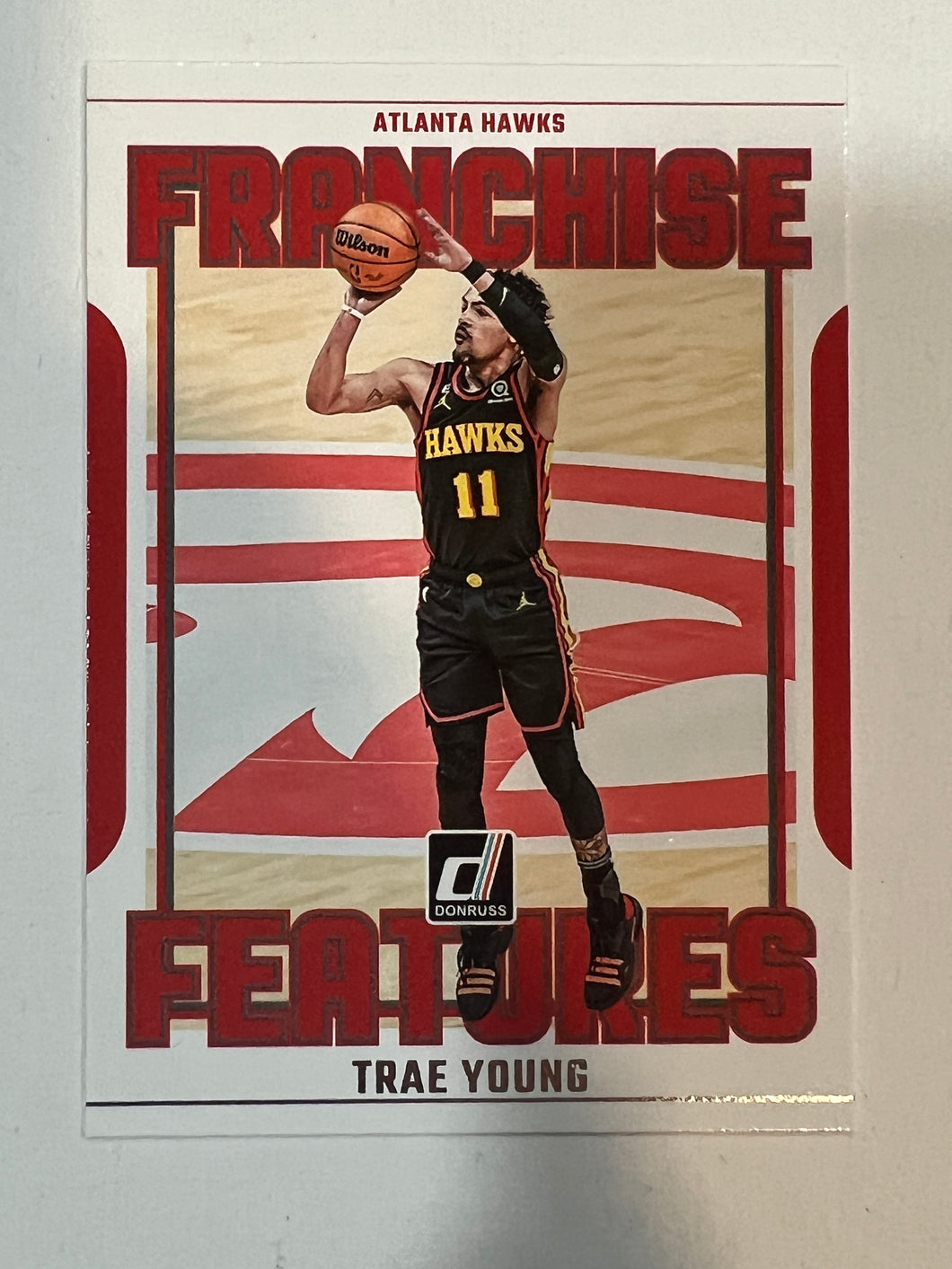 Trae Young #11 2023 Panini Donruss Franchise Features