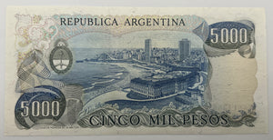 Argentina, 5000 Pesos, ND (1977-1983), UNC