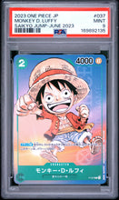 Load image into Gallery viewer, PSA 9 Monkey D. Luffy #037 Saikyo Jump - June 2023 Japanese One Piece
