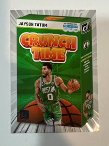 Jayson Tatum #10 2023 Panini Donruss Crunch Time