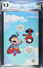 Load image into Gallery viewer, CGC 9.8 Spider-Man / Superman #1 Skottie Young variant
