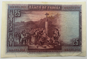 Spain, 25 Pesetas (1928)