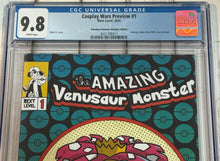 Load image into Gallery viewer, CGC 9.8 Cosplay Wars Preview #1 The Amazing Venusaur Monster edition (ASM 300 homage)
