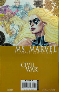 Ms. Marvel #7 (2006) David Mack cover