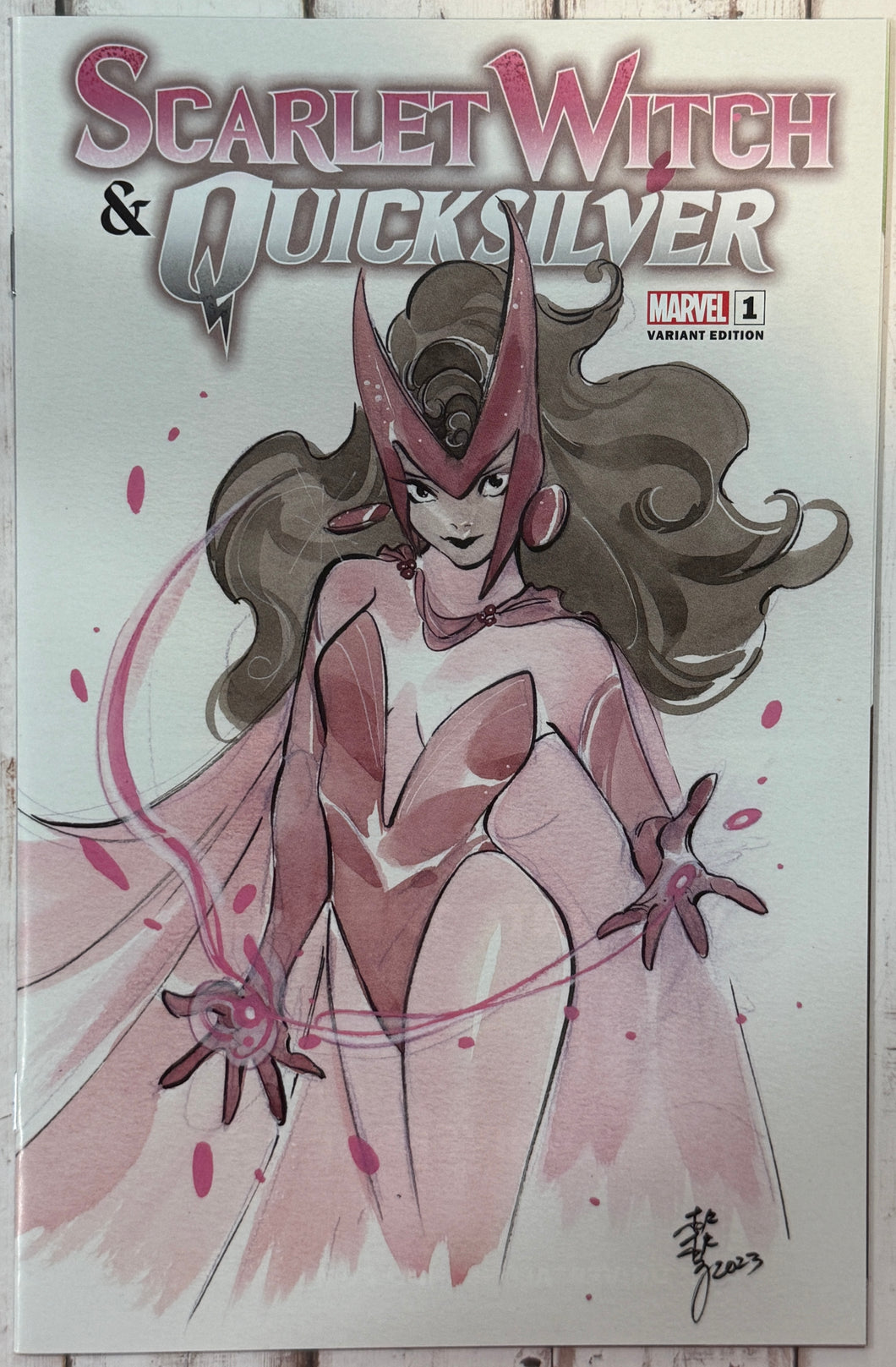 Scarlet Witch & Quicksilver #1 Peach Momoko exclusive limited to 3,000