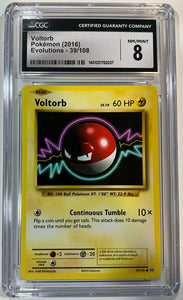Voltorb 39/108 Evolutions (2016) CGC 8 Mint