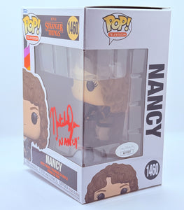 Nancy 1460 Stranger Things funko pop signed by Natalia Dyer