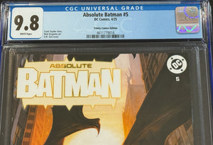 CGC 9.8 Absolute Batman #5 E.M. Gist exclusive cover limited 600