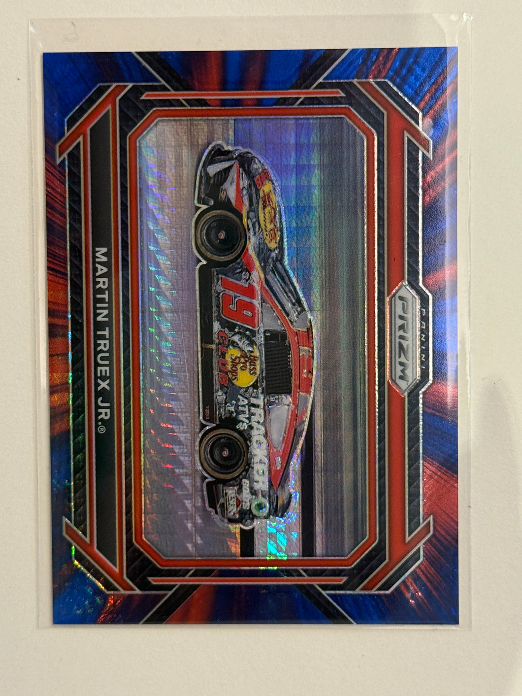 Martin Truex Jr. [Red Blue Hyper] #91 2023 Panini Prizm NASCAR 192/299