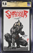 Load image into Gallery viewer, CGC x JSA 9.8  Teenage Mutant Ninja Turtles : Shredder #1 Rick Sharif Paper blade art signed by Dan Watters &amp; Rick Sharif
