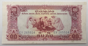Laos, 10 Kip 1968-79, EF