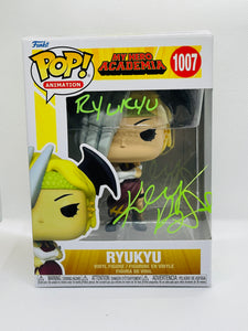 Ryuku 1007 My Hero Academia Funko Pop signed by Katelyn Barr
