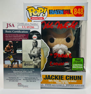 Jackie Chun 848 Dragon Ball 2021 Spring convention Exclusive Funko Pop signed by Mike McFarland