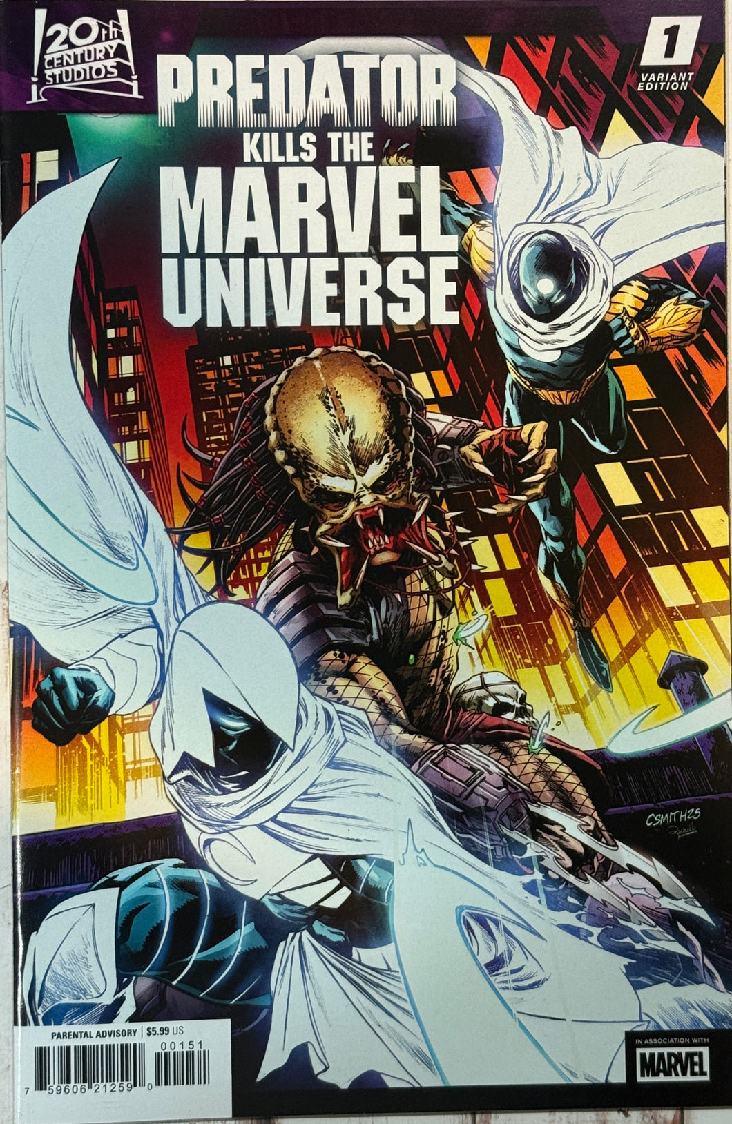 Predator Kills the Marvel Universe #1 Smith Variant