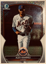 Load image into Gallery viewer, 2023 Bowman Chrome Mega Box Alex Ramirez Prospect #BCP211 Mets
