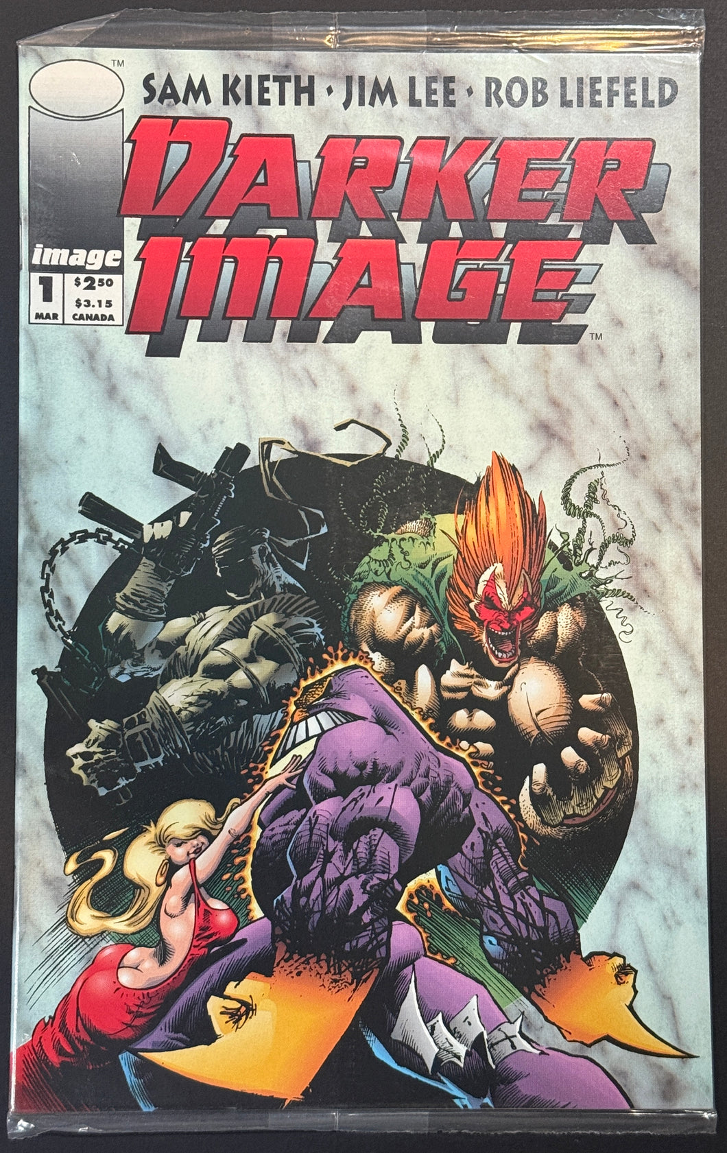 Darker Image #1 (1993) sealed in polybag with trading card