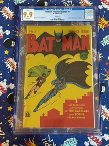 CGC 9.9 Batman #1 Facsimile Edition (2023) Foil