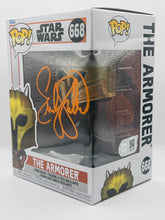Load image into Gallery viewer, The Armorer 668 Star Wars Funko Pop signed by Emily Swallow
