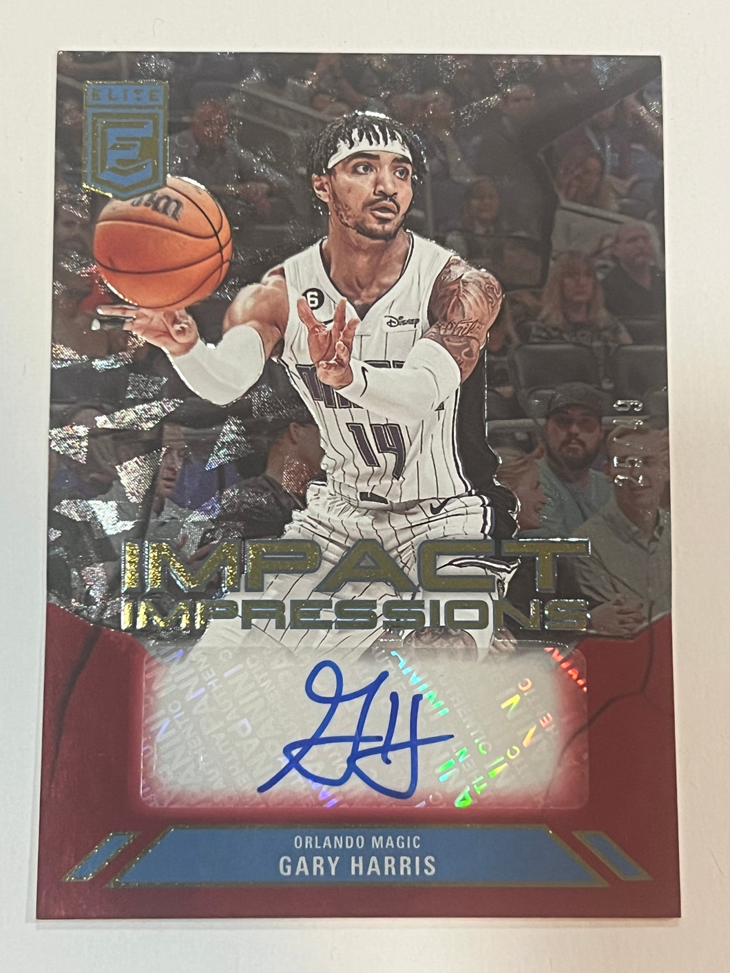 Gary Harris #II-GHA Impact impressions autograph 25/49