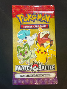 Pokemon - McDonalds Match Battle Cards 2023 Sealed Booster Pack