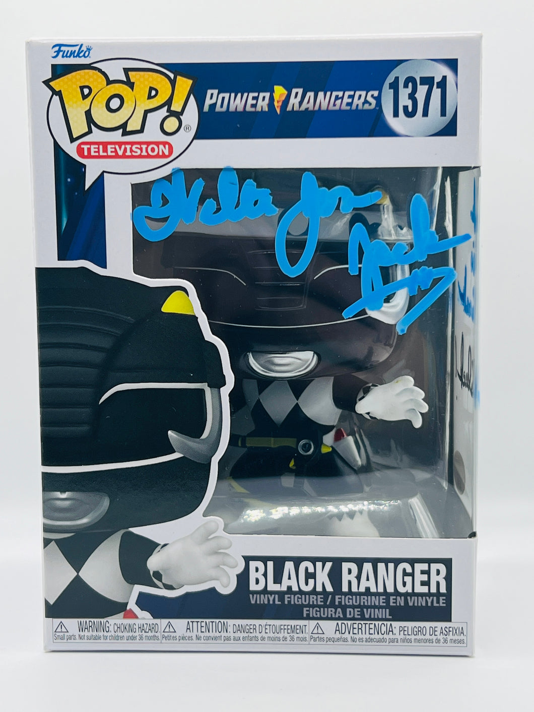 Black Ranger 1371 Power Rangers signed by Walter Jones