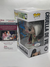 Load image into Gallery viewer, Cruella De Vil 1087 Disney Villains funko pop signed by Michelle Gomez
