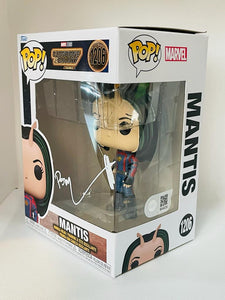 Mantis 1206 Guardians of the Galaxy Volume 3 Funko Pop signed by Pom Klementieff in white paint pen (02)