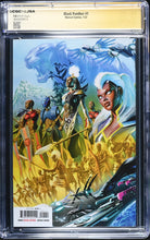 Load image into Gallery viewer, CGC x JSA 9.8 Black Panther #1 wraparound cover signed by Alex Ross
