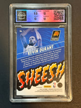 Load image into Gallery viewer, 2023-24 Panini NBA Hoops Kevin Durant Sheesh Silver Prizm #1 Arena 10 Suns
