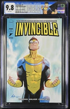 Load image into Gallery viewer, CGC 9.8 Invincible #1 8/21 GalaxyCon Edition with custom label
