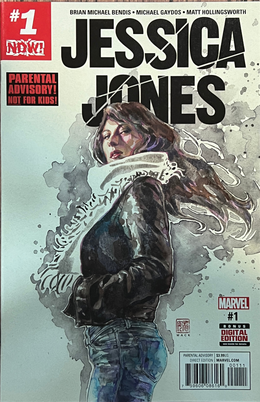 Jessica Jones Now #1 (2016) Cover by David Mack