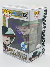 Load image into Gallery viewer, Dracule Mihawk 1521 One Piece Funko exclusive funko pop signed by Steven John Ward
