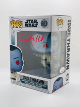 Load image into Gallery viewer, Grand Admiral Thrawn 683 Star Wars Funko Pop signed by Lars Mikkelsen

