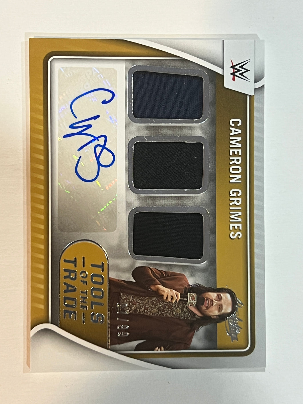 2022 Chronicles WWE Cameron Grimes Absolute Superstar Used Material Auto #7/99