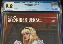 Load image into Gallery viewer, CGC 9.8 Edge of Spider-Verse #2 El Quinto Mundo Mexican Foil Edition
