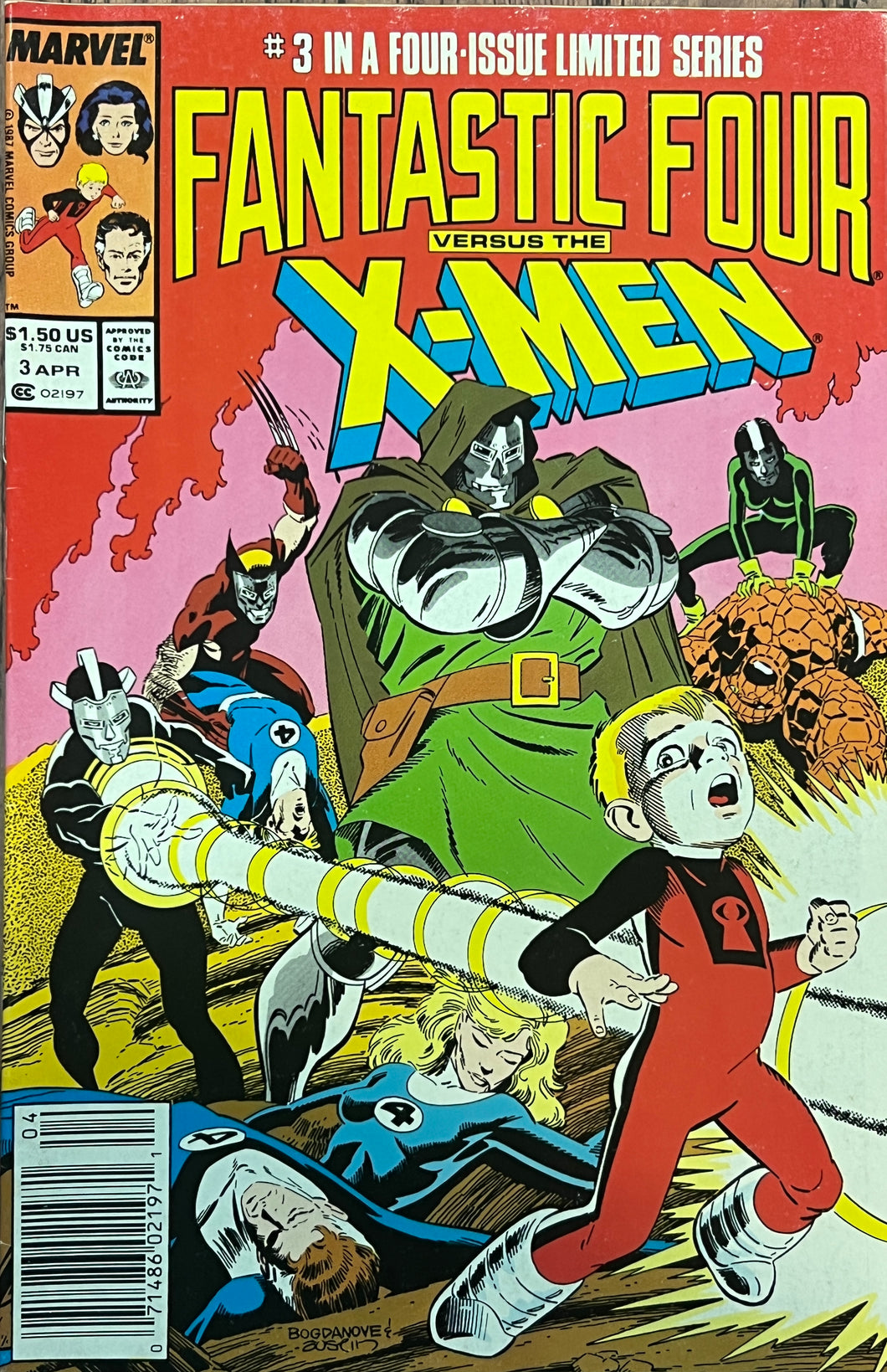 Fantastic Four versus the X-Men #3 (1987)