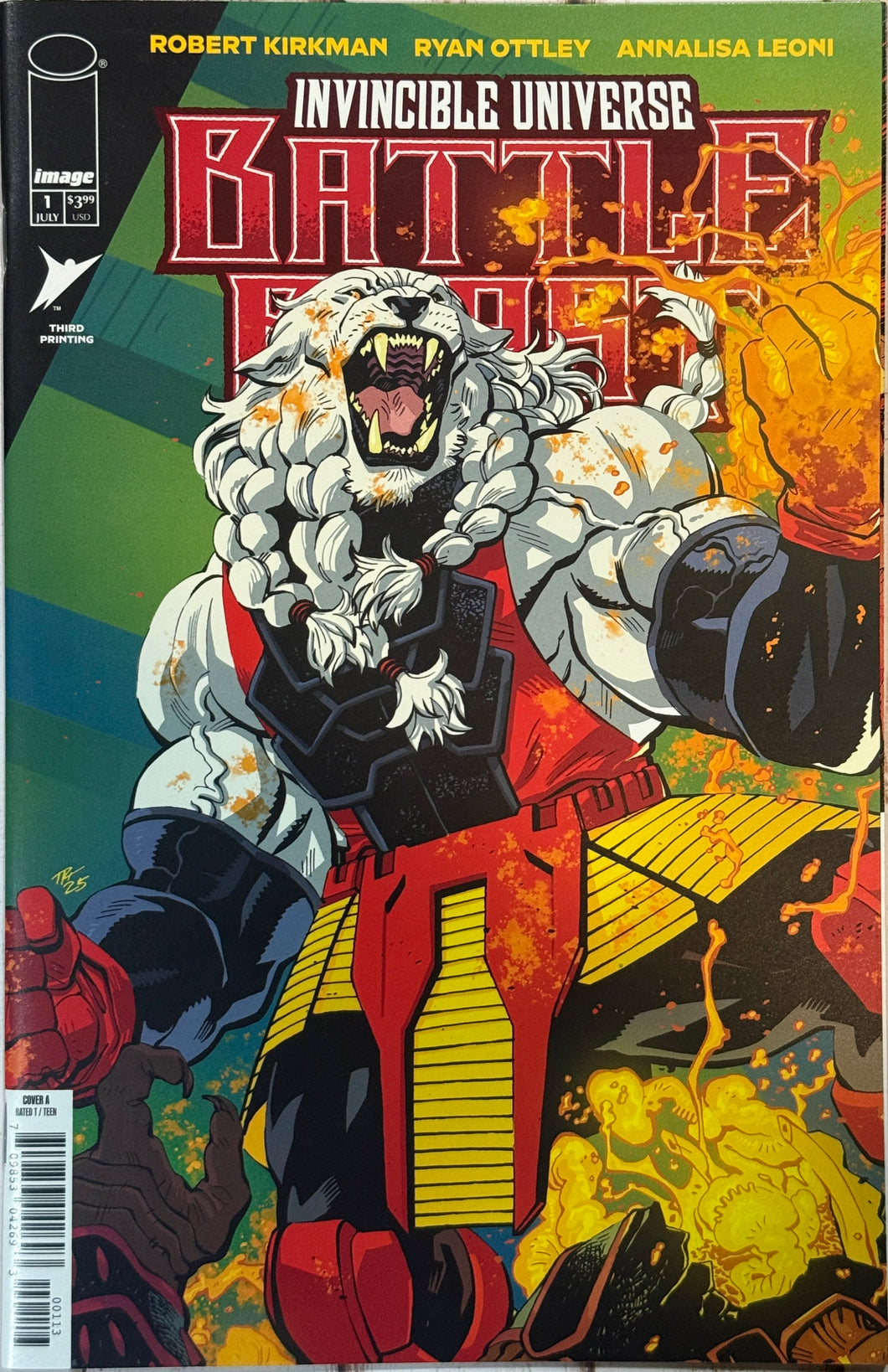 Invincible Universe Battle Beast #1 (2025) Tom Reilly cover, third printing