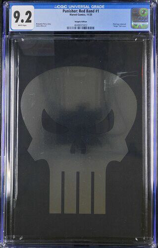 CGC 9.2 Punisher : Red Band #1 virgin foil insignia edition