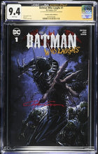 Load image into Gallery viewer, CGC x JSA 9.4 Batman Who Laughs #1 Crain cover signed by Clayton Crain
