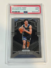 Load image into Gallery viewer, Graded Basketball Card - 2019-20 Panini Prizm #266 Brandon Clarke Grizzlies RC Rookie PSA 9
