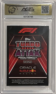 Sergio Perez #269 Race Winner F1 2023 Turbo Topps Attax AGS Mint + 9.5