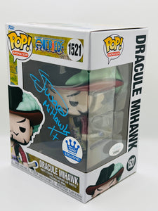 Dracule Mihawk 1521 One Piece Funko exclusive funko pop signed by Steven John Ward