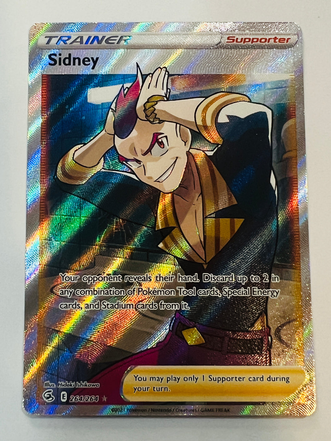 Sidney - 264/264 - Full Art Ultra Rare Sword & Shield: Fusion Strike Singles