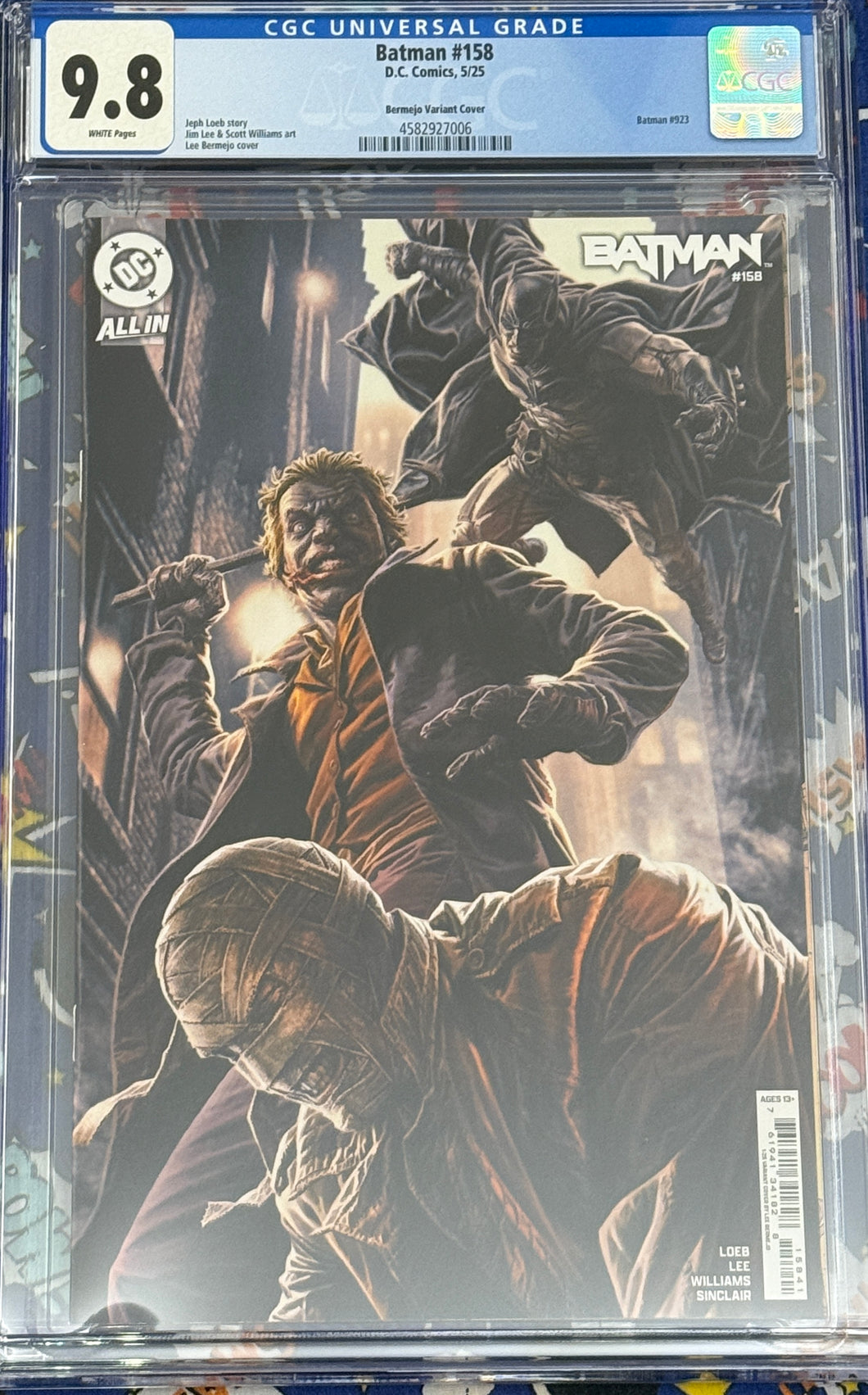 CGC 9.8 Batman #158 2025 DC Comics 1st Print Lee Bermejo Variant