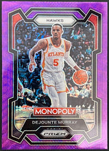 Load image into Gallery viewer, Dejounte Murray [Purple] #5 2023 Panini Prizm Monopoly
