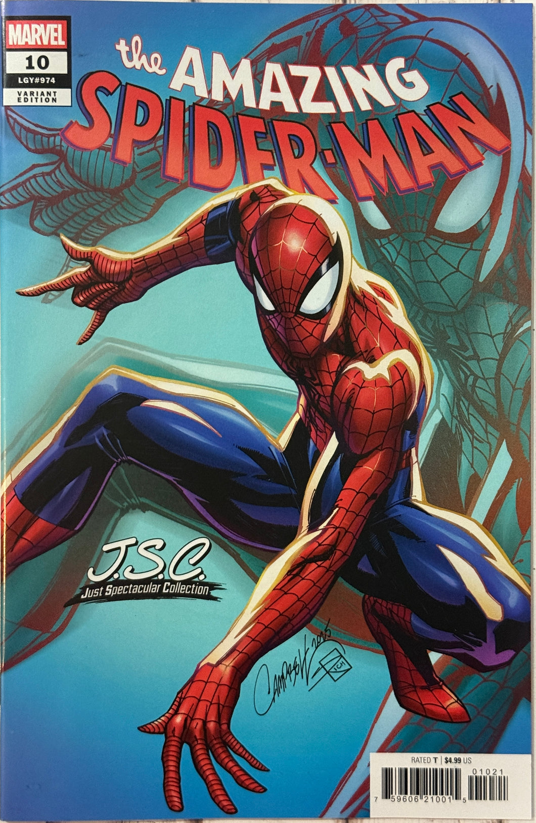 The Amazing Spider-Man #10 (2025) J. Scott Campbell cover