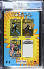 Load image into Gallery viewer, CGC 9.9 Invincible #1 Mico Suayan C2E2 Exclusive Virgin Foil limited to 500 with custom invincible label
