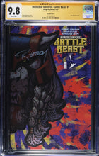 Load image into Gallery viewer, CGC SS 9.8 Invincible Universe : Battle Beast #1 Die-cut foil cover signed by Ryan Ottley
