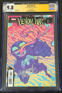 CGC x JSA 9.8 Venom War #1 signed by Rose Besch